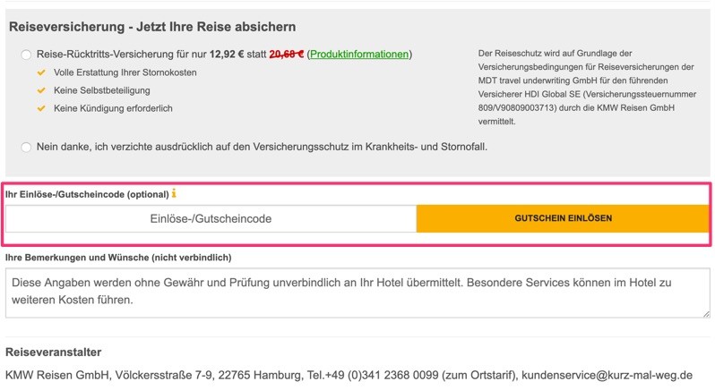 Kurz mal Weg Gutscheine Jetzt Rabatt für August 2020 sichern