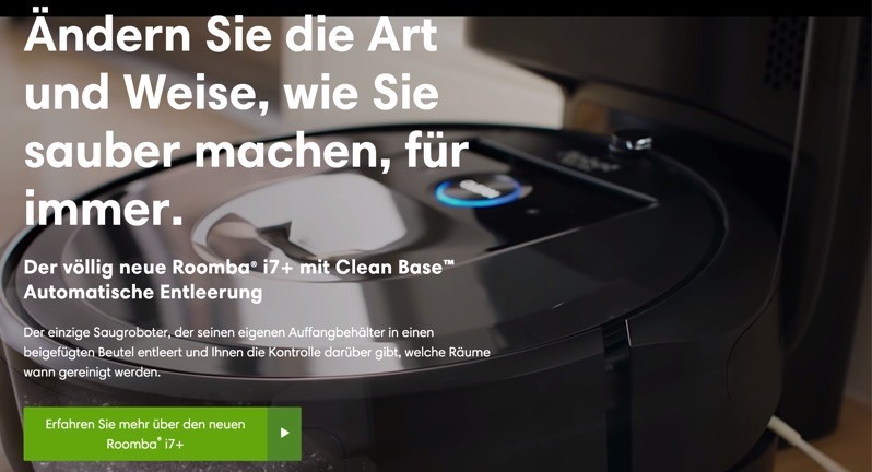 Saugroboter Roomba iRobot